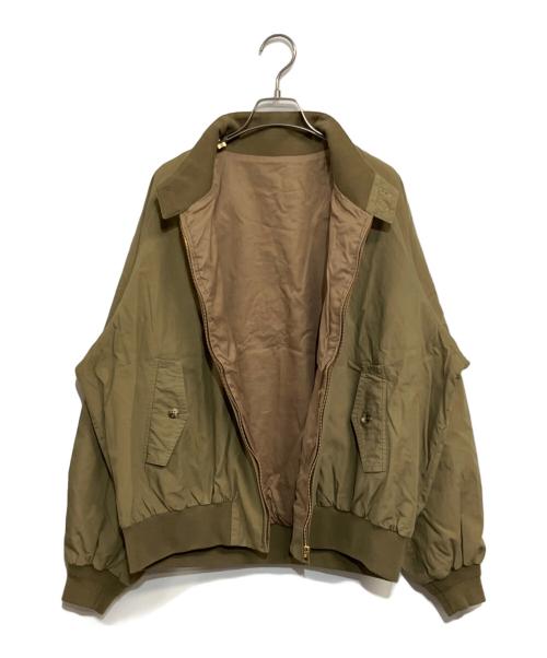 LE/L'ECHOPPE（レショップ）LE/L'ECHOPPE (レショップ) Ex-WIDE Harrington Jacket ベージュ サイズ:SIZE 2 (M)の古着・服飾アイテム