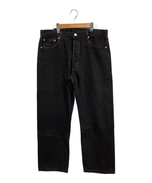 LEVI'S 501（リーバイス）LEVI'S 501 (リーバイス) '90s レギュラーストレートジーンズ ブラック サイズ:W36の古着・服飾アイテム