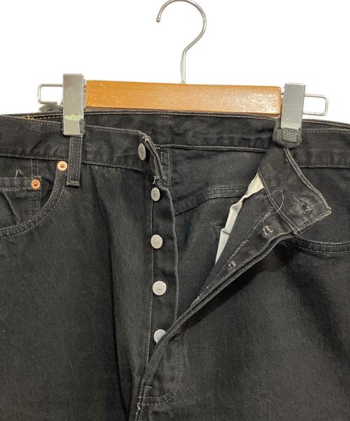 LEVI'S 501（リーバイス）LEVI'S 501 (リーバイス) '90s レギュラーストレートジーンズ ブラック サイズ:W36の古着・服飾アイテム