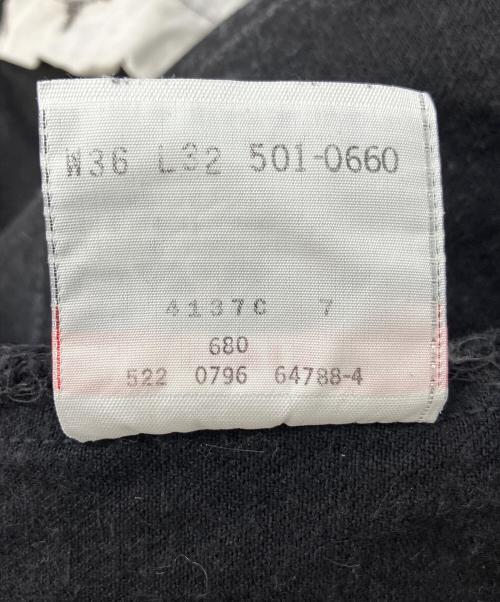LEVI'S 501（リーバイス）LEVI'S 501 (リーバイス) '90s レギュラーストレートジーンズ ブラック サイズ:W36の古着・服飾アイテム