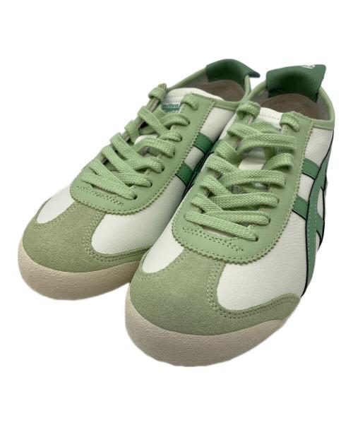 Onitsuka Tiger（オニツカタイガー）Onitsuka Tiger (オニツカタイガー) MEXICO'66 ホワイト×グリーン サイズ:SIZE 26cmの古着・服飾アイテム