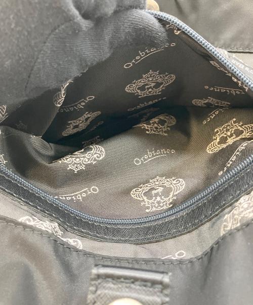 Orobianco（オロビアンコ）Orobianco (オロビアンコ) ナイロントートバッグ ブラックの古着・服飾アイテム