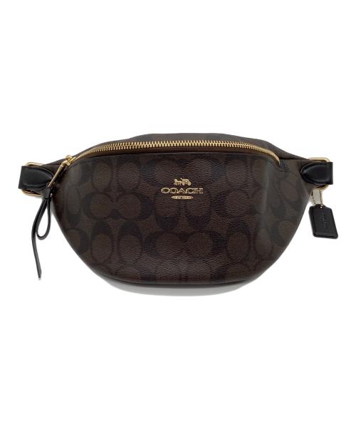 COACH（コーチ）COACH (コーチ) ウエストバッグ ブラウンの古着・服飾アイテム