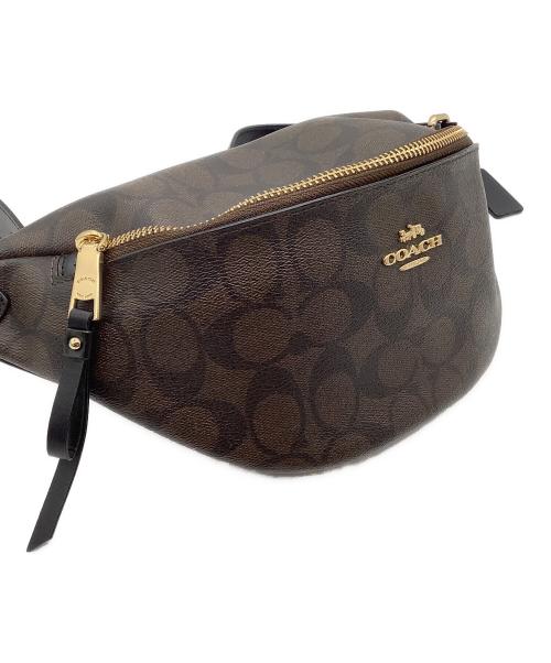 COACH（コーチ）COACH (コーチ) ウエストバッグ ブラウンの古着・服飾アイテム