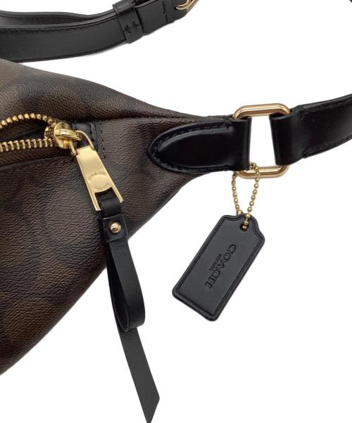 COACH（コーチ）COACH (コーチ) ウエストバッグ ブラウンの古着・服飾アイテム