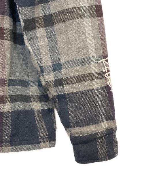 KITH（キス）KITH (キス) Ksubi (スビ) KACE ZIP SHIRT DARK PLAID グレー×マルチカラー サイズ:SIZE Sの古着・服飾アイテム
