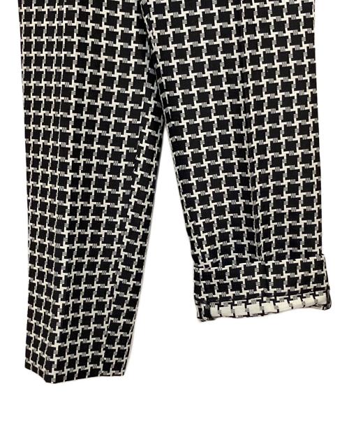 MAISON SPECIAL（メゾンスペシャル）MAISON SPECIAL (メゾンスペシャル) 21AW ハウンドトゥースオリジナルジャガードストレートパンツ ブラック サイズ:SIZE 01 (M)の古着・服飾アイテム