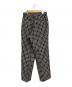 MAISON SPECIAL (メゾンスペシャル) 21AW ハウンドトゥースオリジナルジャガードストレートパンツ ブラック サイズ:SIZE 01 (M)：4000円