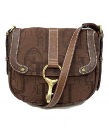 LAUREN RALPH LAUREN（ローレンラルフローレン）の古着「ショルダーバッグ」｜ブラウン