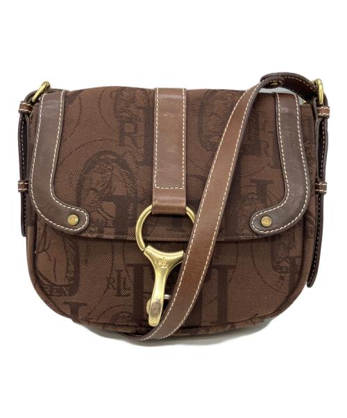 LAUREN RALPH LAUREN（ローレンラルフローレン）LAUREN RALPH LAUREN (ローレンラルフローレン) ショルダーバッグ ブラウンの古着・服飾アイテム