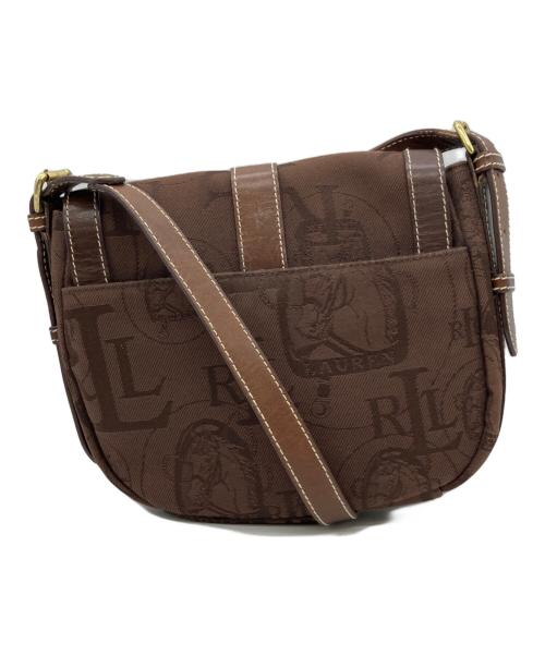 LAUREN RALPH LAUREN（ローレンラルフローレン）LAUREN RALPH LAUREN (ローレンラルフローレン) ショルダーバッグ ブラウンの古着・服飾アイテム