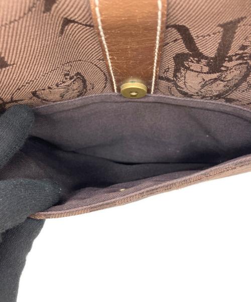 LAUREN RALPH LAUREN（ローレンラルフローレン）LAUREN RALPH LAUREN (ローレンラルフローレン) ショルダーバッグ ブラウンの古着・服飾アイテム