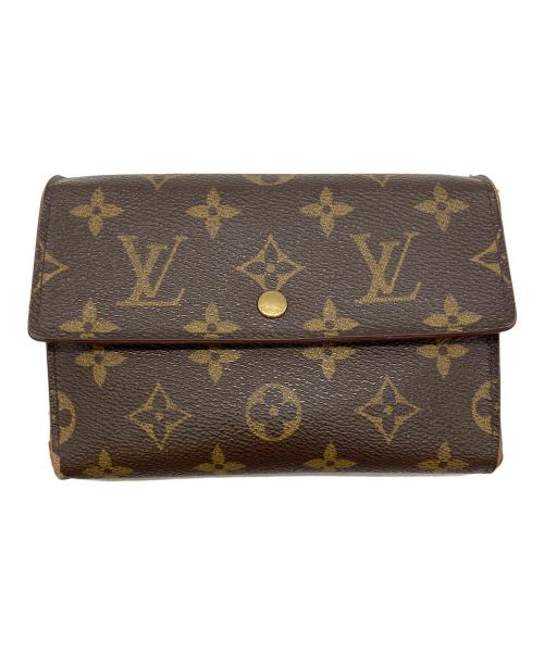 LOUIS VUITTON（ルイ ヴィトン）LOUIS VUITTON (ルイ ヴィトン) 3つ折り財布 ブラウンの古着・服飾アイテム