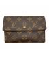 LOUIS VUITTON（ルイ ヴィトン）の古着「3つ折り財布」｜ブラウン
