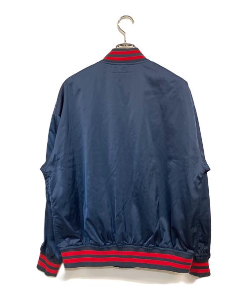 AVIREX（アヴィレックス）AVIREX (アヴィレックス) サテン スタジアム ジャケット ネイビー サイズ:SIZE Mの古着・服飾アイテム