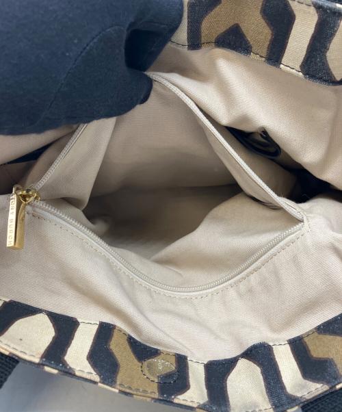 TORY BURCH（トリーバーチ）TORY BURCH (トリーバーチ) トートバッグ ブラウン×ブラックの古着・服飾アイテム
