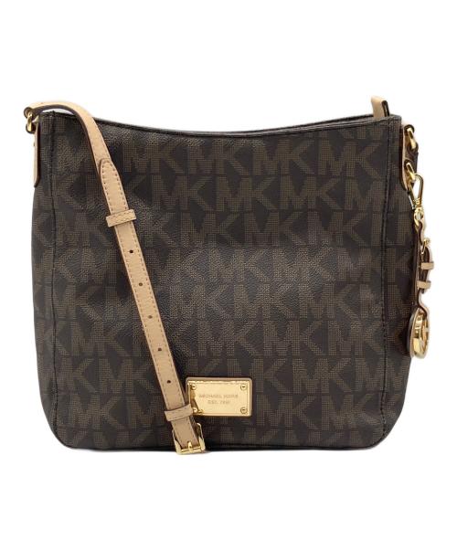 MICHAEL KORS（マイケルコース）MICHAEL KORS (マイケルコース) ショルダーバッグ ブラウンの古着・服飾アイテム