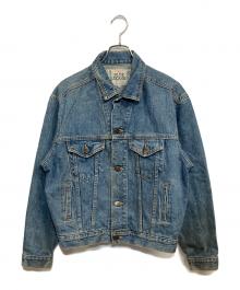 Calvin Klein Sports BLUE JEANS（カルバンクラインブルージーンズ）の古着「'90s デニムトラッカジャケット」｜ブルー