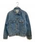 Calvin Klein Sports BLUE JEANS（カルバンクラインブルージーンズ）の古着「'90s デニムトラッカジャケット」｜ブルー