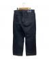 ANCHOR BLUE (アンカーブルー) バギーデニムパンツ ブラック サイズ:SIZE 86cm (W34)：9000円