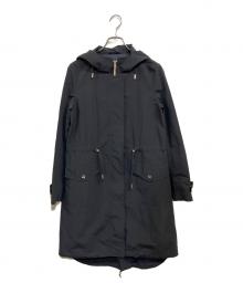 HERNO（ヘルノ）の古着「フーデッドナイロンコート」｜ネイビー