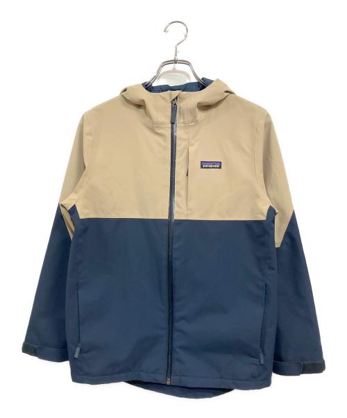 Patagonia（パタゴニア）Patagonia (パタゴニア) フォーインワン・エブリデー・ジャケット ベージュ×ネイビー サイズ:SIZE Lの古着・服飾アイテム