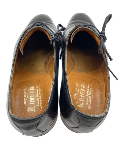 SCOTCH GRAIN（スコッチグレイン）SCOTCH GRAIN (スコッチグレイン) メダリオン ダービーシューズ ブラック サイズ:SIZE 25cmの古着・服飾アイテム