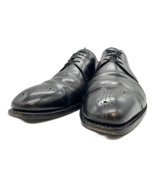 SCOTCH GRAIN（スコッチグレイン）SCOTCH GRAIN (スコッチグレイン) メダリオン ダービーシューズ ブラック サイズ:SIZE 25cmの古着・服飾アイテム