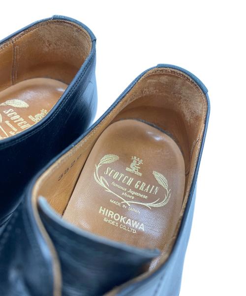 SCOTCH GRAIN（スコッチグレイン）SCOTCH GRAIN (スコッチグレイン) ASSURANCE Uチップダービー ブラック サイズ:SIZE 25cmの古着・服飾アイテム