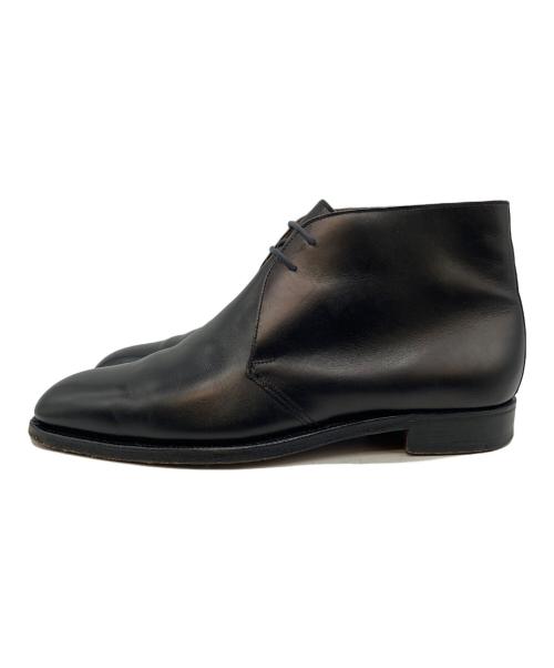 Crockett & Jones（クロケット＆ジョーンズ）Crockett & Jones (クロケット＆ジョーンズ) BARNEYS NEWYORK (バーニーズ・ニューヨーク) チャッカーブーツ ブラック サイズ:SIZE UK7 (25.5cm)の古着・服飾アイテム