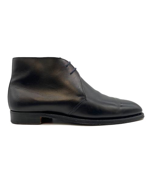 Crockett & Jones（クロケット＆ジョーンズ）Crockett & Jones (クロケット＆ジョーンズ) BARNEYS NEWYORK (バーニーズ・ニューヨーク) チャッカーブーツ ブラック サイズ:SIZE UK7 (25.5cm)の古着・服飾アイテム