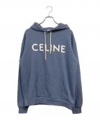 CELINEセリーヌ）の古着「ロゴパーカー」｜ブルー