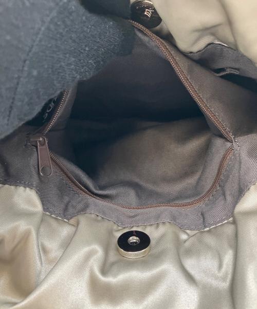 russet（ラシット）russet (ラシット) 巾着ショルダーバッグ グレーの古着・服飾アイテム
