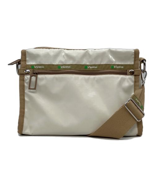LeSportsac（レスポートサック）LeSportsac (レスポートサック) ショルダーバッグ ホワイト×ベージュの古着・服飾アイテム