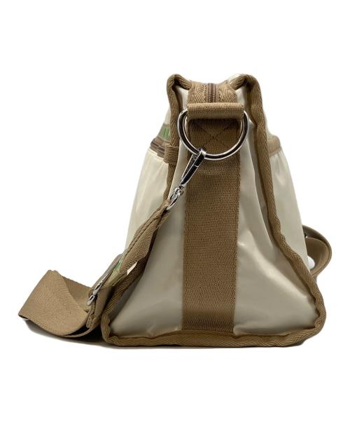 LeSportsac（レスポートサック）LeSportsac (レスポートサック) ショルダーバッグ ホワイト×ベージュの古着・服飾アイテム