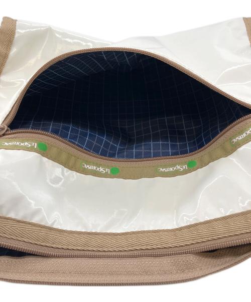 LeSportsac（レスポートサック）LeSportsac (レスポートサック) ショルダーバッグ ホワイト×ベージュの古着・服飾アイテム