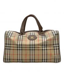 BURBERRY（バーバリー）の古着「ボストンバッグ」｜ベージュ