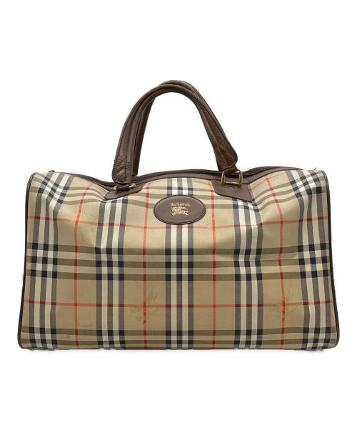 BURBERRY（バーバリー）BURBERRY (バーバリー) ボストンバッグ ベージュの古着・服飾アイテム