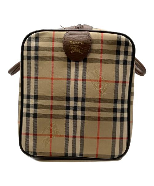 BURBERRY（バーバリー）BURBERRY (バーバリー) ボストンバッグ ベージュの古着・服飾アイテム