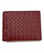 BOTTEGA VENETAボッテガベネタ）の古着「2つ折り財布」｜レッド