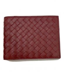 BOTTEGA VENETA（ボッテガベネタ）の古着「2つ折り財布」｜レッド