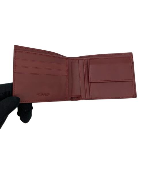 BOTTEGA VENETA（ボッテガベネタ）BOTTEGA VENETA (ボッテガベネタ) 2つ折り財布 レッドの古着・服飾アイテム