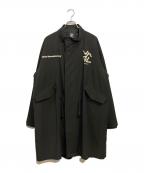 WHITE MOUNTAINEERING×KiUホワイトマウンテ二アニング×キウ）の古着「3 LAYERED MODS COAT」｜ブラック