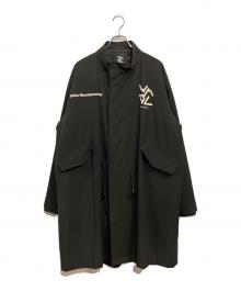 WHITE MOUNTAINEERING×KiU（ホワイトマウンテ二アニング×キウ）の古着「3 LAYERED MODS COAT」｜ブラック