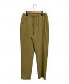 DESCENTEデサント）の古着「SEERSUCKER EASY PANTS」｜カーキ