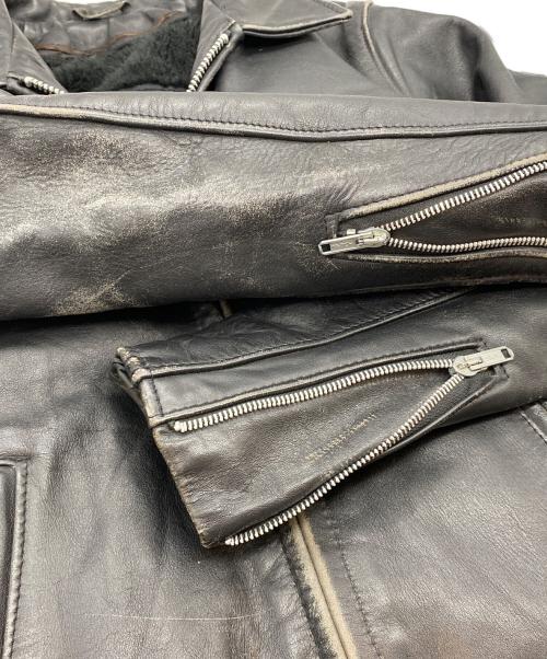 Schott（ショット）Schott (ショット) シングルライダースジャケット ブラック サイズ:SIZE 32の古着・服飾アイテム