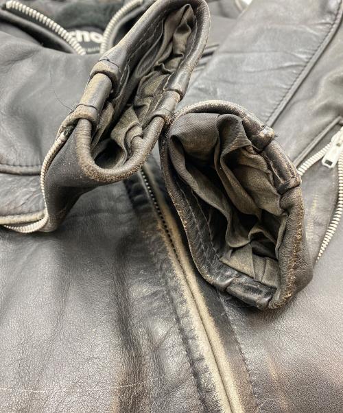 Schott（ショット）Schott (ショット) シングルライダースジャケット ブラック サイズ:SIZE 32の古着・服飾アイテム