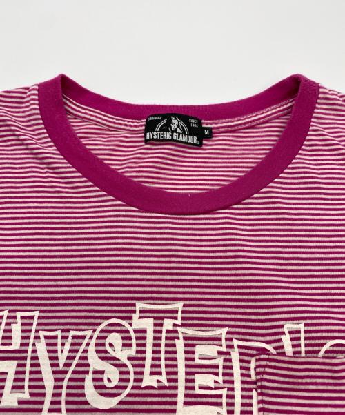Hysteric Glamour（ヒステリックグラマー）Hysteric Glamour (ヒステリックグラマー) HYS DEVIL PT ポケ付きTシャツ レッド サイズ:Mの古着・服飾アイテム