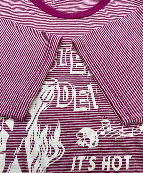 Hysteric Glamour（ヒステリックグラマー）Hysteric Glamour (ヒステリックグラマー) HYS DEVIL PT ポケ付きTシャツ レッド サイズ:Mの古着・服飾アイテム