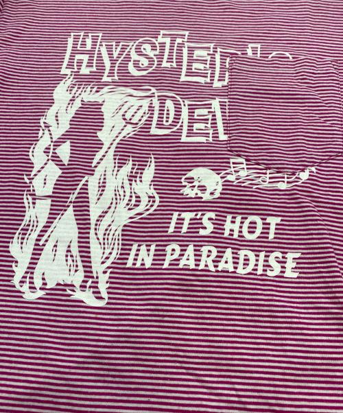 Hysteric Glamour（ヒステリックグラマー）Hysteric Glamour (ヒステリックグラマー) HYS DEVIL PT ポケ付きTシャツ レッド サイズ:Mの古着・服飾アイテム